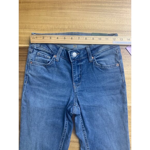 Wild Fables Womens High Rise Casual Blue Flared Denim Jeans Size 0/XS - Picture 4 of 14